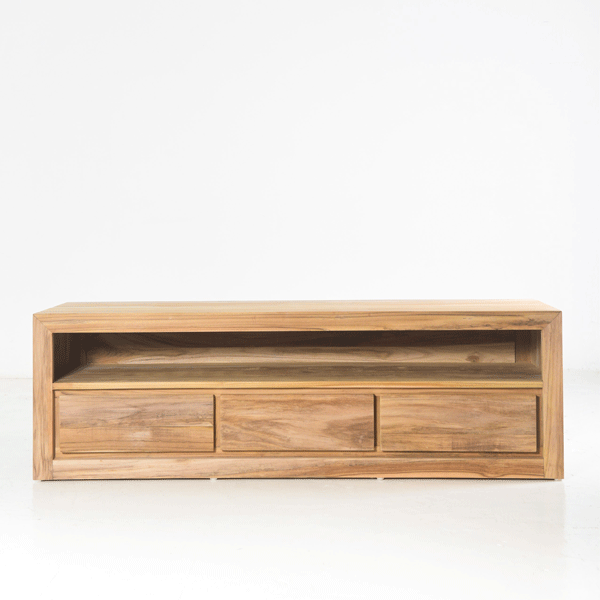 NEWPORT- TV CABINET WITH 3 DRAWERS