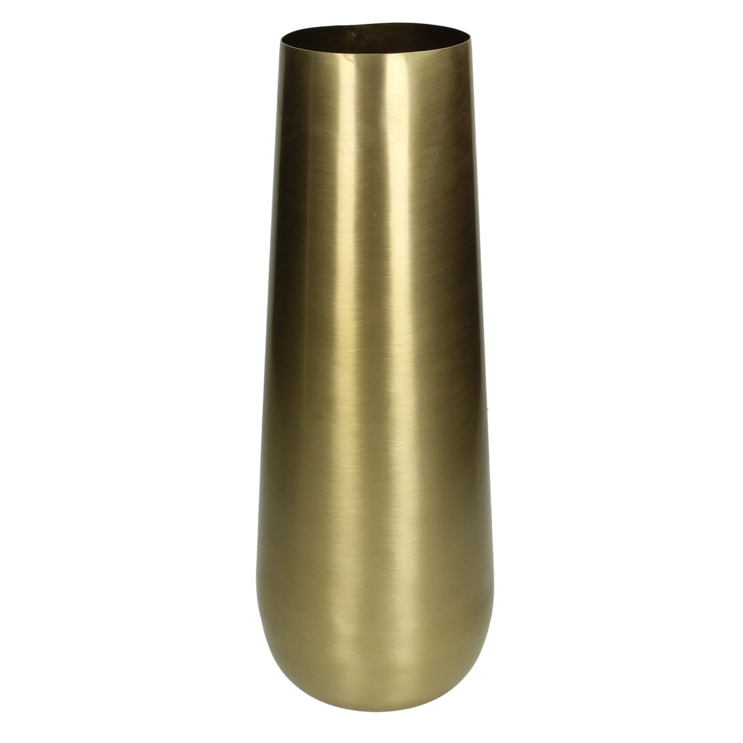 VASE IRON GOLD 15x15x39 CM