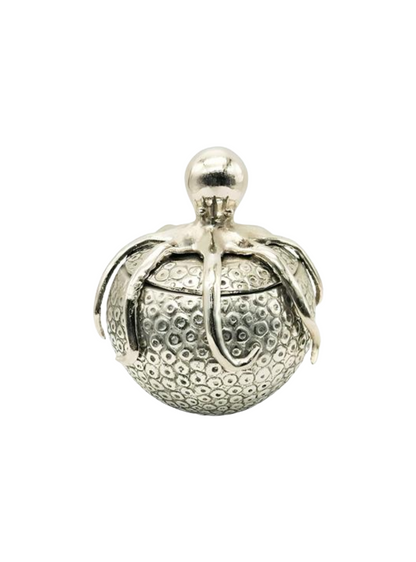 BOITE RONDE EN NICKEL 'OCTOPUS'