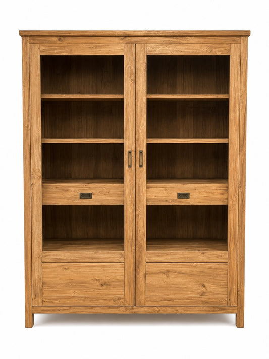 JONNIE HIGH DISPLAY CABINET IN TEAK
