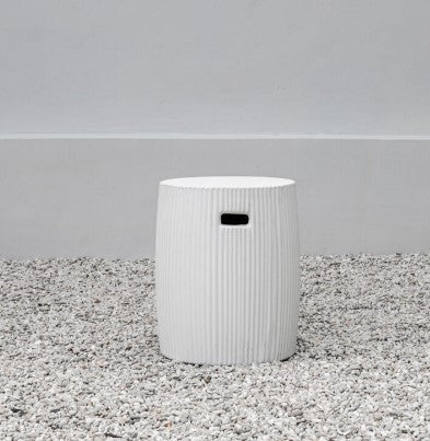 TOLEDO STOOL IN WHITE