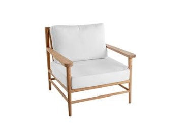 CLARA ARMCHAIR IN TEAK INCLU CUSHIONS