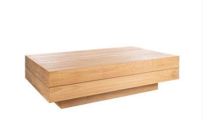 TRAILER B-RECT COFFEE TABLE TEAK