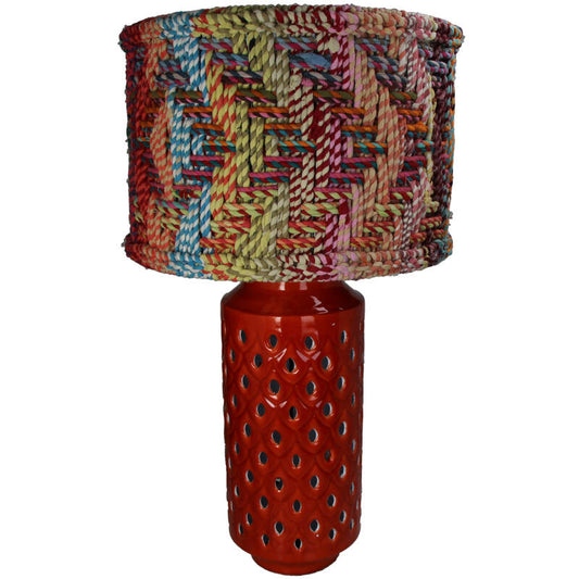 TABLE LAMP IRON ORANGE