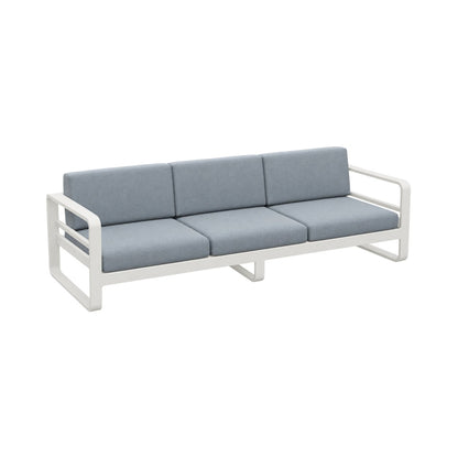 RENO SOFA 3 SEATER IN ALUMINIUM