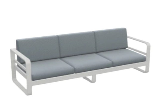 RENO SOFA 3 S IN ALU INCL CUSHION