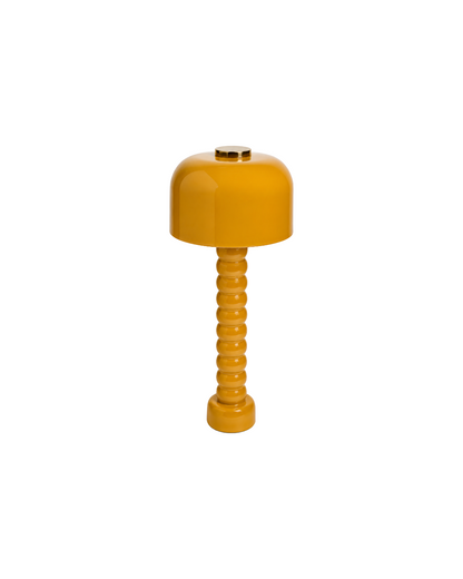 TABLE LAMP IRON MUSTARD
