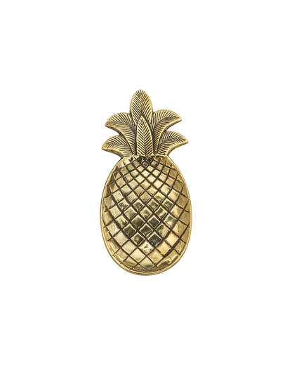 BRASS PINEAPPLE PLATE