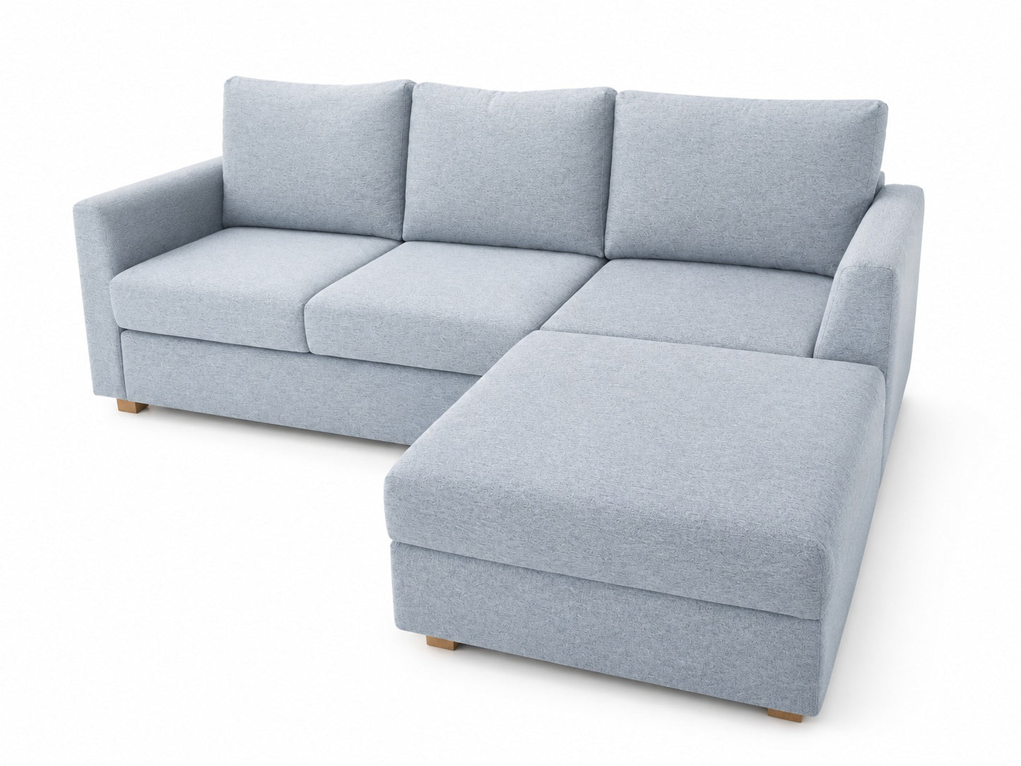 SOFA WITH MOVABLE OTTOMAN