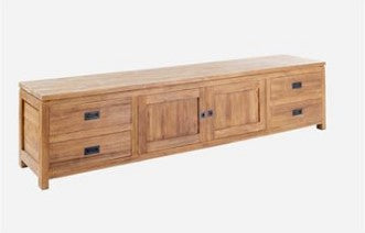 TANNER TV CABINET IN RECYCLED TEAK