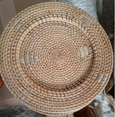 DECO PLATE RATTAN