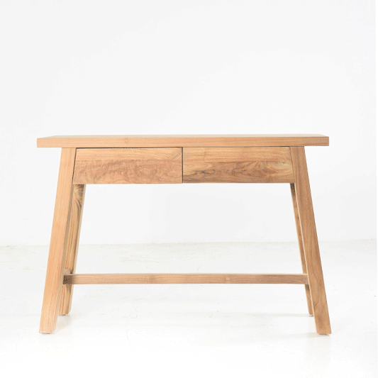 DANON CONSOLE WITH 2 DRAWERS IN TEAK WOOD - DIM 120X40X80CMS