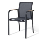 ZENITH DINING CHAIR CHARC
