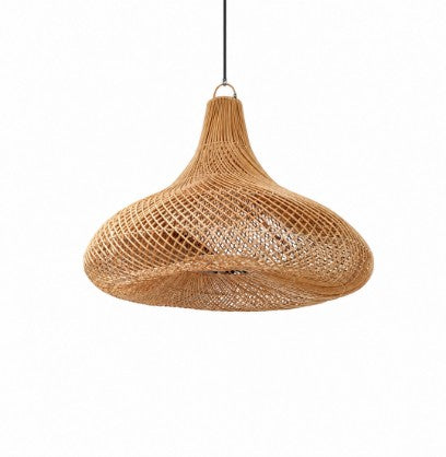 ONION WOVEN RATTAN PENDANT SHADE