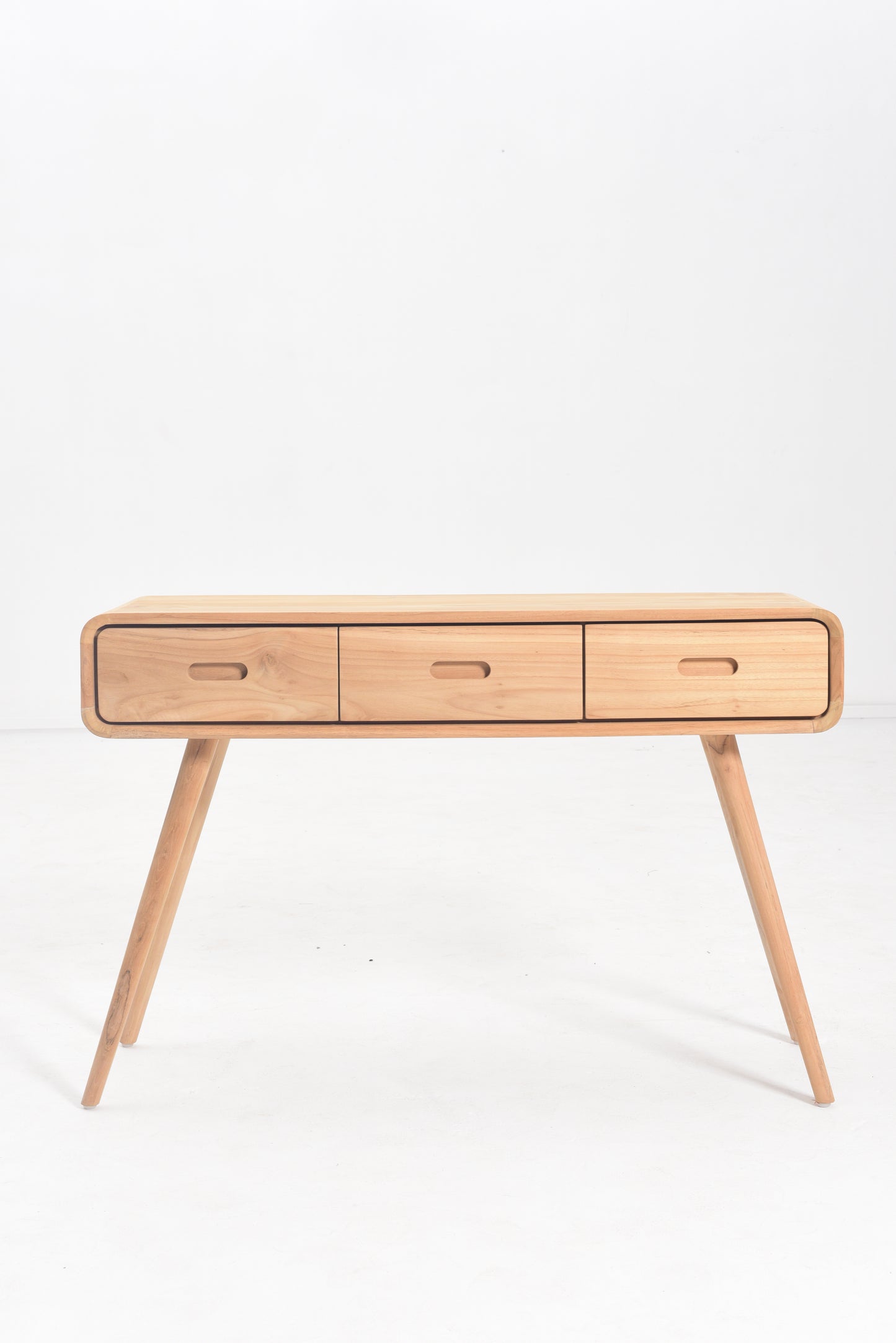 DENOLA TEAK DESK WITH 3 DRAWERS