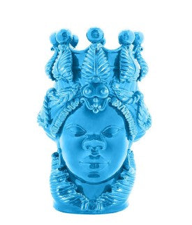 VASE MORO LADY SIMPLY BIG SHINY LIGHT BLUE