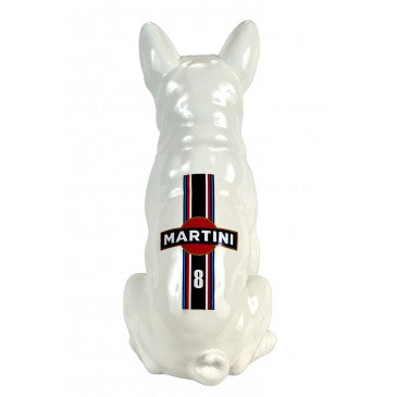 SCULPTURE BOULEDOQUE MARTINI BLANC ASSIS - DIM 36X58H cm
