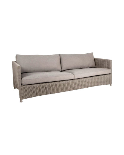 DIAMOND 3 SEATER SOFA INCLUDE TAUPE CUSHION SET