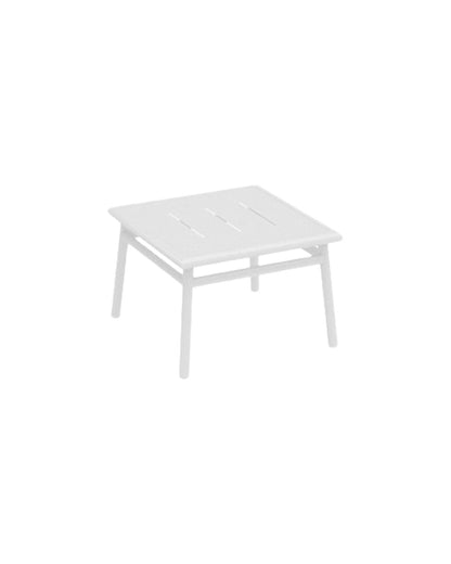 NC SIDE TABLE IN WHITE ALUMINIUM