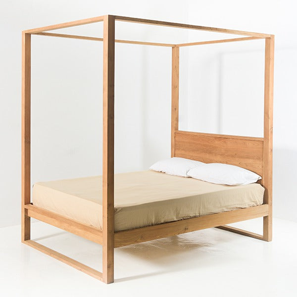 IBIZA POSTER BED IN TEAK