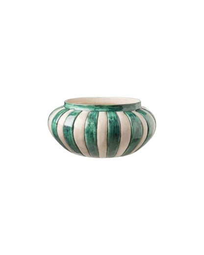VASE VRIDE LARGE IN WHITE AND RAMINO