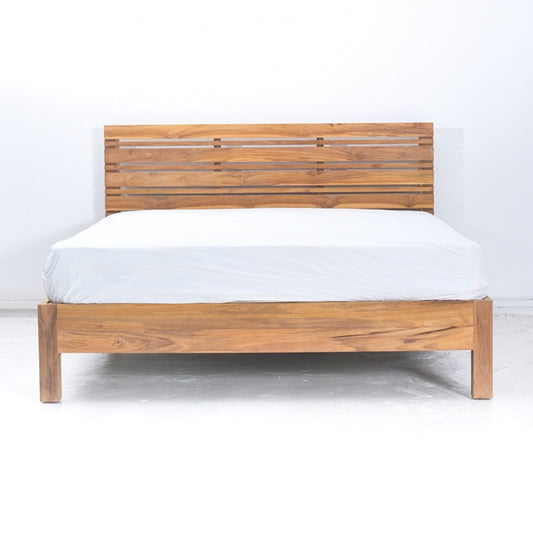 ROSSY BED IN TEAK -DIM 90X200