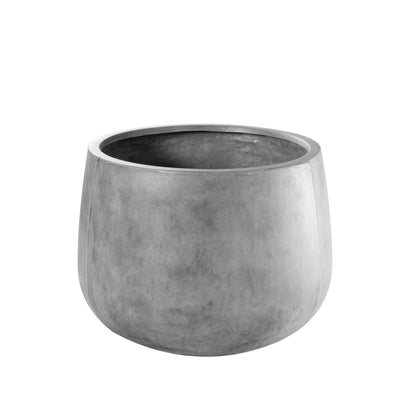 NERJA POT LARGE WEATHERED CEMENT