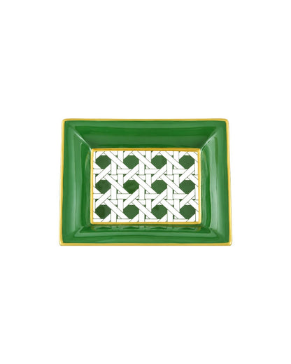 CANE CERAMIC ASHTRAY