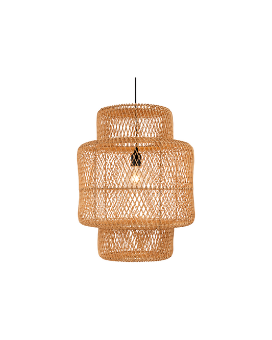 HANGING LAMP IN NATURAL RATTAN