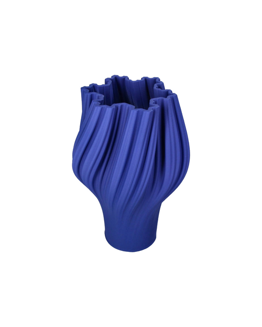 BLUE PORCELAIN TWIST VASE