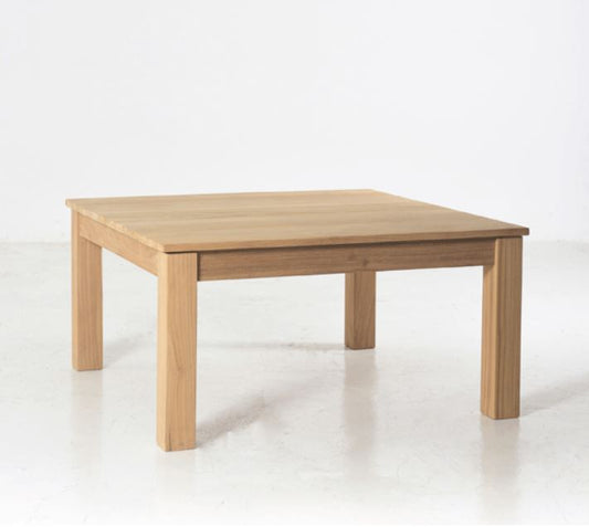 MATA COFFEE TABLE IN TEAK - DIM 100X100X45CMS