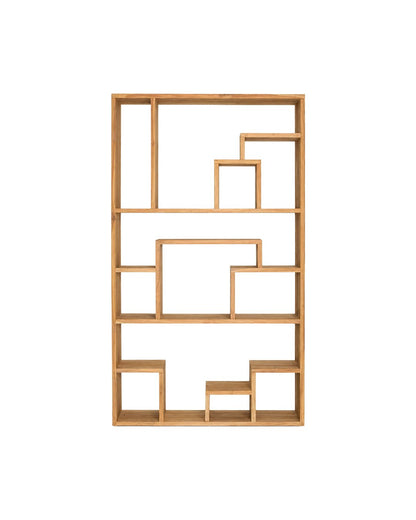 BRICK DISPLAY RACK IN TEAK WOOD