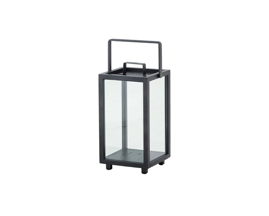 LIGHTHOUSE LANTERN S ALU LAVA GREY