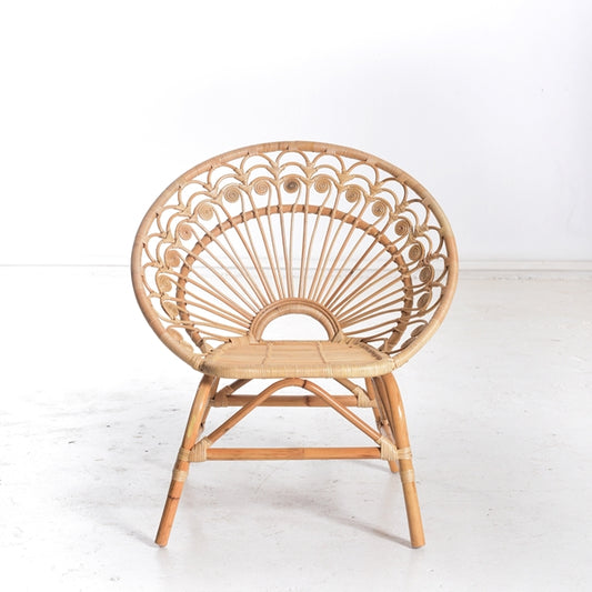 MAYURA PEACOCK CHAIR IN NATURAL RATTAN