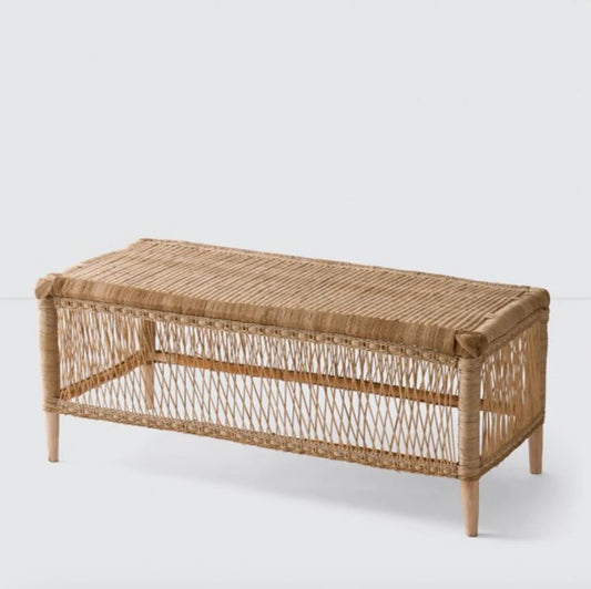 MALAWI BENCH NATURAL RATTAN