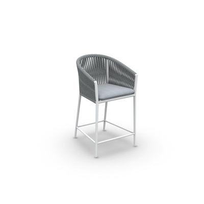 FORTUNA BARCHAIR ALU WHITE MAT