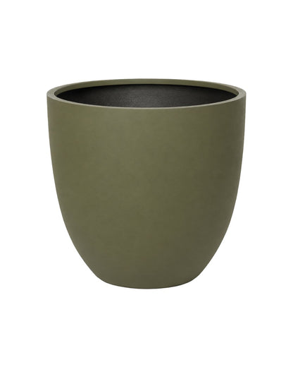BULLET PLANTER - LARGE IN OLIVE GREEN