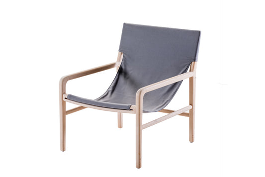 KYLIA ARMCHAIR IN OAK WITH FABRIC