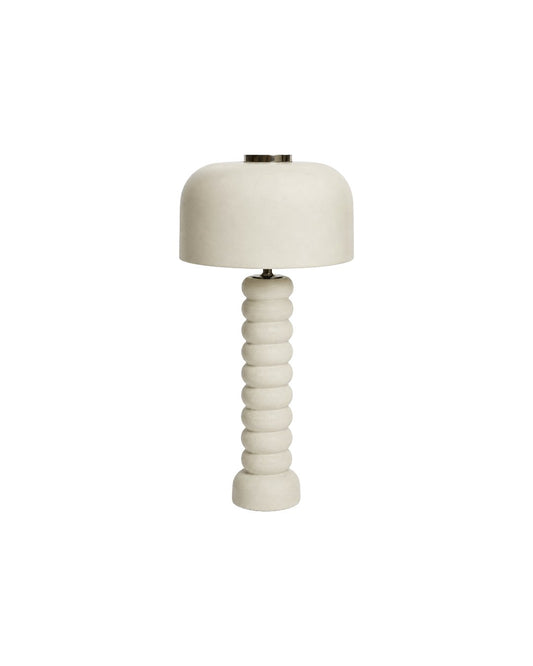 TABLE LAMP IRON BEIGE