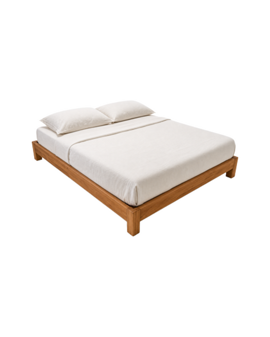 ROWENTA BED IN TEAK WOOD