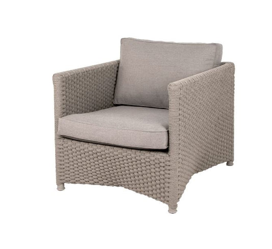 DIAMOND LOUNGE CHAIR INCL.TAUPE