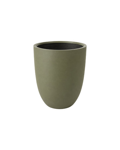 BULLET PLANTER - SMALL IN OLIVE GREEN
