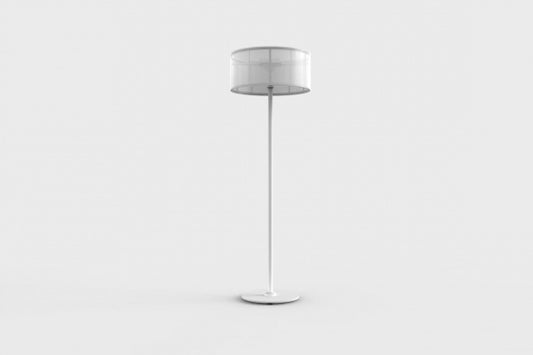 LAMPE PADERE ALU WHITE SHADE WHITE