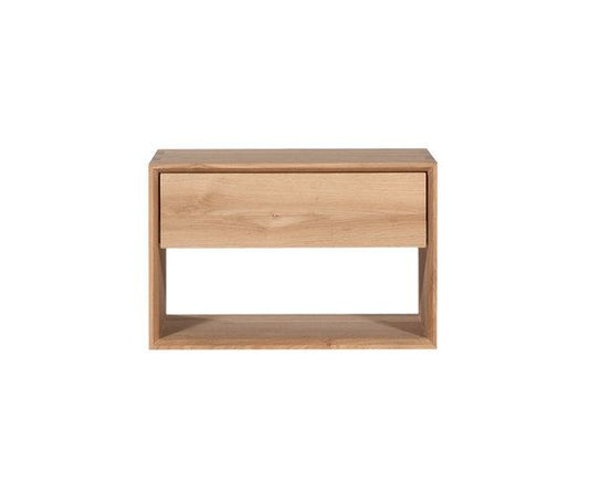 DAVY TEAK BEDSIDE WITH 1 DRAWER