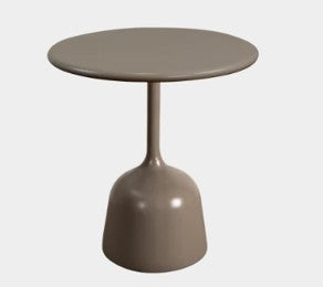 GLAZE ALU COFFEE TABLE SMALL IN TAUPE