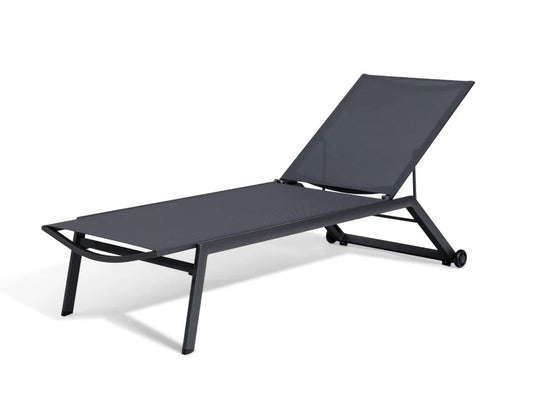 CORAL SUNLOUNGER w/WHEELS