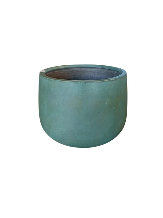 NERJA PLANTER IN VERDIGRIS- SMALL