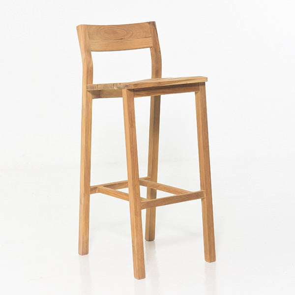 MALORY BAR STOOL IN TEAK WOOD