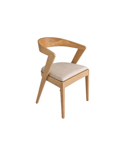 KARIBA CHAIR - TAUPE TIMBER FINISH