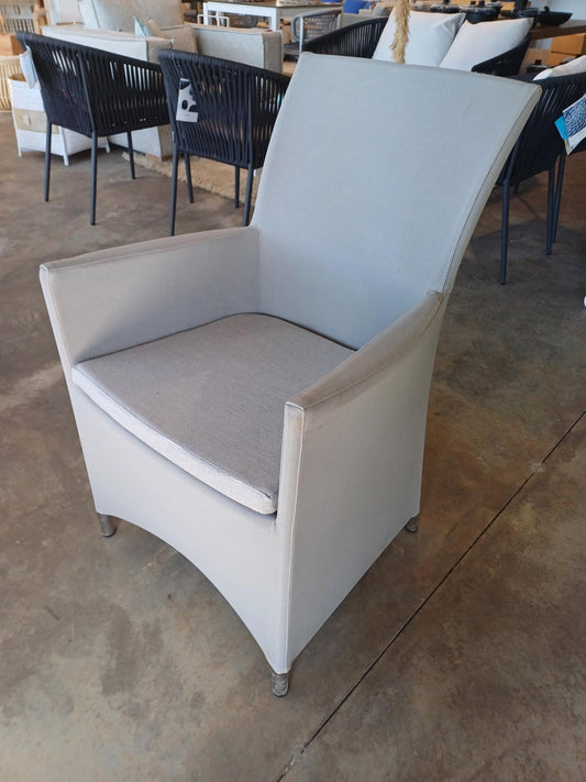 PISA ARMCHAIR AKU TEX LGREY +ED CUS